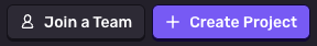 Create Project button in Sentry