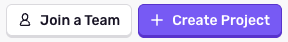 Create Project button in Sentry